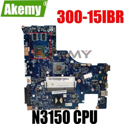 Akemy 5B20K14028 For Lenovo 300-15IBR Celeron N3150 Laptop motherboard NM-A471 SR29F N16V-GM-B1 DDR3 Mainboard