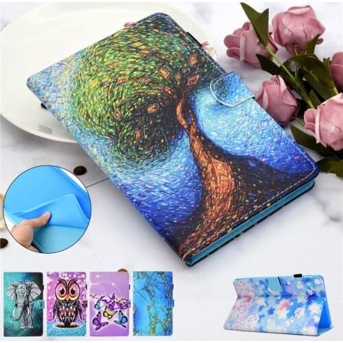 Cover for Samsung Galaxy Tab A 10.1 2019 T510 T515 Case Butterfly Silicone Back Cover Stand case for samsung tab a 2019 case