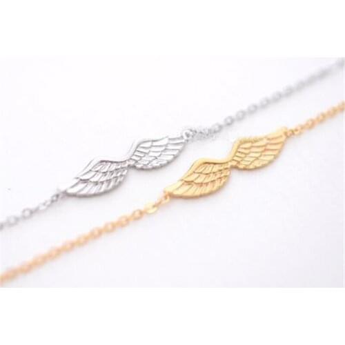 Hot sale Angel Wings bracelets for women Blend Color