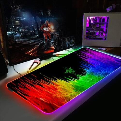 40*90CM RGB Mouse Pad Gaming Computer Mousepad Backlit Large Mousepad for Desk Keyboard LED Mice Mat rgb Razer Xxl mouse pad