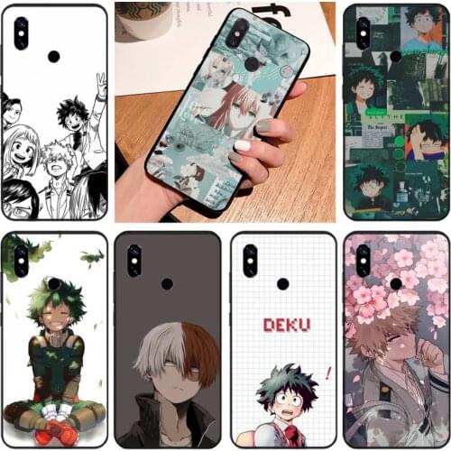 My Hero Academia Cartoon Anime cute Coque Shell Phone Case For Xiaomi Redmi 4x 5 plus 6A 7 7A 8 mi8 8lite 9 note 4 5 7 8 pro