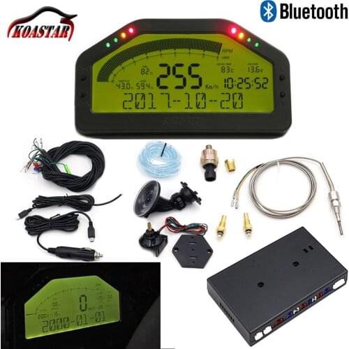 DO904 Car Dash Race Display Dashboard Bluetooth LCD Screen Multi-function Gauge Sensor Kit