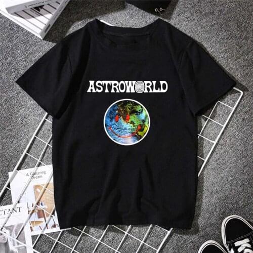 Travis Scott Vintage Style T Shirts for Men New Arrival Astroworld Harajuku Streetwear Rapper Hiphop Tshirts Cotton Casual Tee