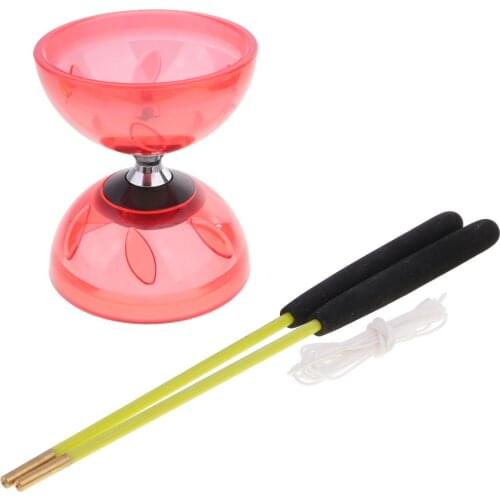 Diabolo Trick Sticks Set Traditional Circus Game Juggling Diabolo Toys Clown