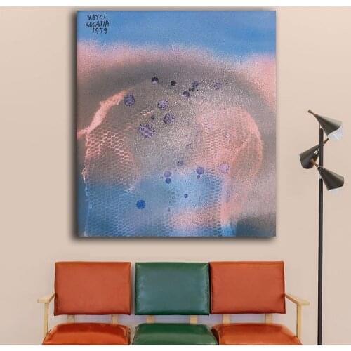 Wall Art Kusama Yayoi EARLY SPRING RAIN Painting For Living Room Home Decoration Oil Painting On Canvas Wall Painting NO Frame