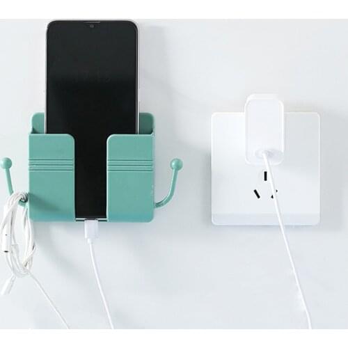 Wall Charger Hook Mobile Phone Holder for iPhone Xiaomi Samsung Universal Cellphone Hanging Stand Bracket Hooks Charging Dock