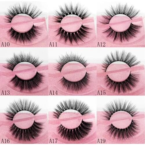NEW 30 bulk fluffy wispy false eyelashes wholesale 3d mink lashes reusable hand made natural eyelash faux cilios