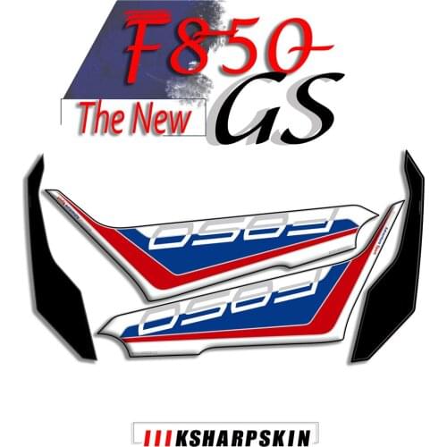 New 3D gel fuel tank side protection sticker fuel tank deca0ls racing kit sticker for BMW F850GS f850 gs 2020