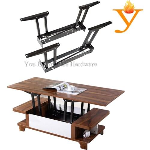 Lift Up Furniture Hardware Coffee Table Mechanism With Spring B09