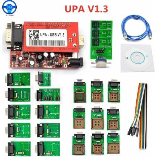 UPA Oversea Warehouse New Newest UPA Usb Programmer Diagnostic-tool UPA-USB ECU Programmer UPA USB V1.3 With Full Adapter UPA