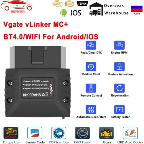 ELM327 V2.2 PIC18F25K80 OBD2 Scanner Bluetooth 4.0 for IOS/Android OBD Scan Better than elm 327 V 1 5 Car Diagnostics Tool