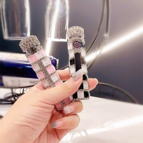 Bling Dual Arc USB Rechargeable Lighter Hand-inlaid Rhinestone Personality Creative Portable Windproof Lighter Smoke Accesoires
