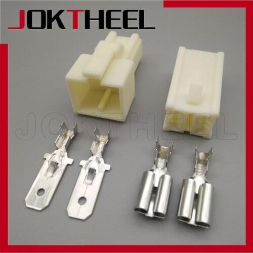 1-20 sets 2 Pin way 7.8mm white male female large current connector automobile plug DJ7021-7.8-11 DJ7021-7.8-21