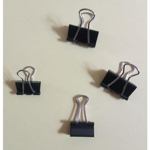 12pcs Metal Binder Clips Photo Postcard Peg Clips Paper Peg Pin Craft Decoration Clip Office Stationery Binding Supplies
