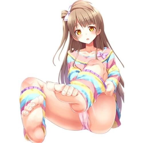 13cm *10cm Personality Kawii Girls Minami Kotori Anime Love Live! Car Stickers Accessories Motorcycle Cover Scratches PVC