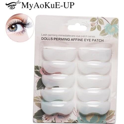 10pcs/5pairs Eyelashes Perming Curler Lash Lift Curl Silicone Pads Eyelash Extension Lifting Curler Shield Patch SS/S/M/L/LL