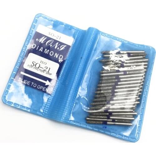 Dental Diamond FG High Speed Burs for Polishing Smoothing SO SERIES Dental Burs 50pcs/Bag