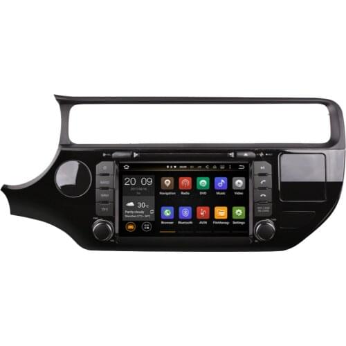 Car Multimedia DVD Player For Kia Rio 2015-2016 Left Driving Android 10.0 Car GPS Navigation Auto Stereo Head Unit