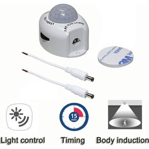 DC 12V 24V PIR Motion Sensor Switch Module 3A IR Infrared Induction Body Sensor Detector Controller Switch for LED Light