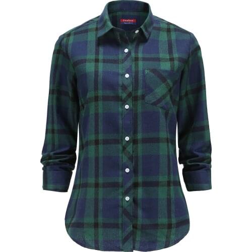 Блузки в клетку Dioufond China At AliExpress