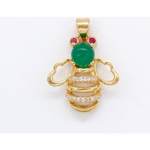 FS Creativity Magnificent Bij Shape Classic Pendant Gold Plated Popular Jewelry For Gift Free Shipping