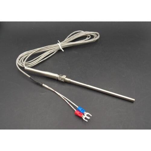 Hot Sale High Quality Stainless Steel High Temperature -100 To 1250 Degree Thermocouple K Type 100mm Probe Sensors