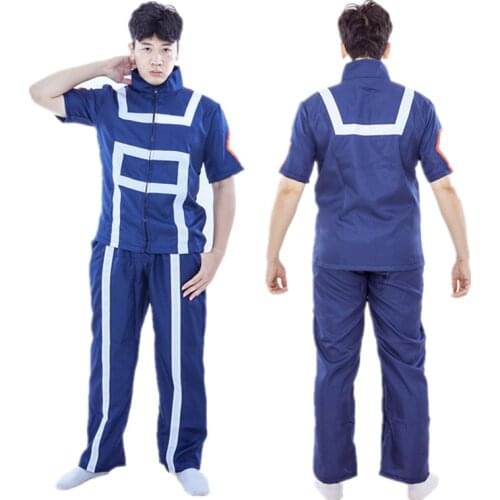My Hero Academia Boku no Hero Academia Cosplay Costume Men Women School Uniform Gym Training Suit Sportswear T shirt Pants Set