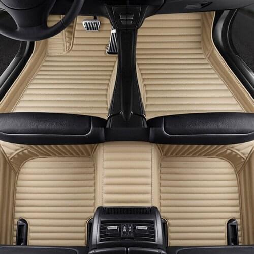 Custom 5 Seat car floor mat for mitsubishi pajero sport Outlander xl ASX LANCER grandis car accessories carpet alfombra