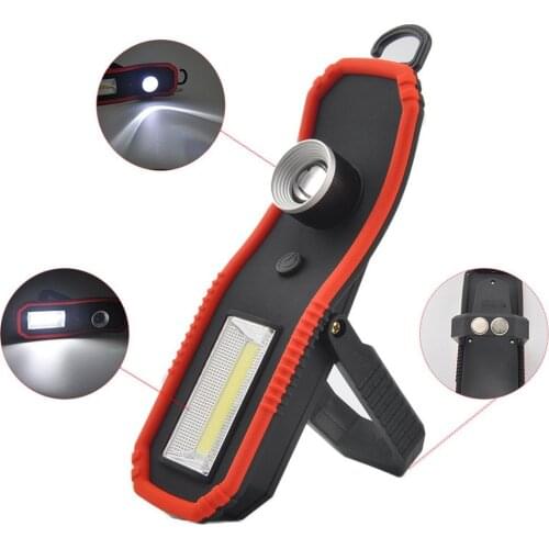 Portable Rechargeable LED Work Outdoor Magnetic Camping Work light Lanterna Hanging Hook dropshipping Flashlight Torch Lamp