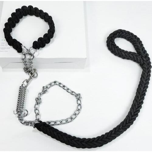 Nylon Dog Harness Leash For Medium Large Dogs Leads Pet Training Running Walking Safety Mountain Climb Big Dog Nylon Rope Leash