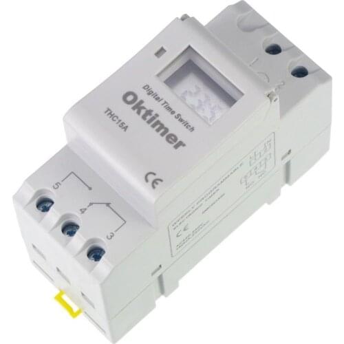 Digital LCD Programmable Timer DC 24V 16A Time Relay Switch