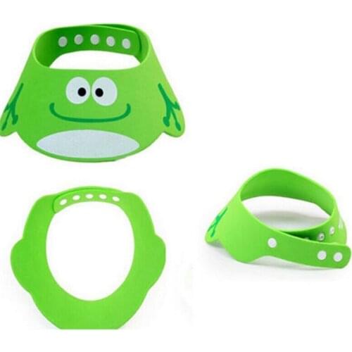 Baby Shower Adjustable Hat Toddler Kids Cartoon Shampoo Bathing Shower Cap Wash Hair Shield Direct Visor Caps For Baby Care