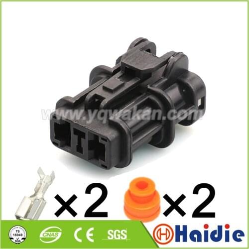 Free shipping 5sets auto 2pin Excavator pressure switch plug speed water temperature header connector 7123-6423-30