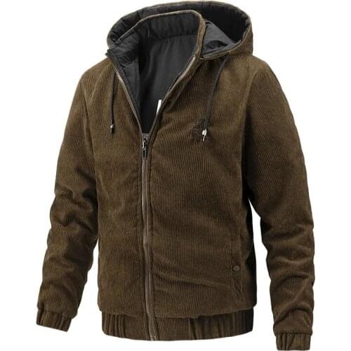 RuXi Doker Mens Corduroy Jackets