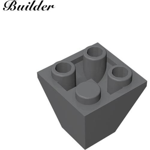 Building Block 10PCS Slope MOC Bricks 3676 Inverted 45° 2 X 2 for Parts DIY Bricks Bulk Model Educational High-Tech Parts Toys