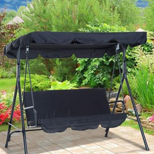Outdoor Canopy Sunshade Cover Waterproof Swing Top Replace Furniture Dust Cover Garden Patio Swing Chair Hammock Ceiling Cover