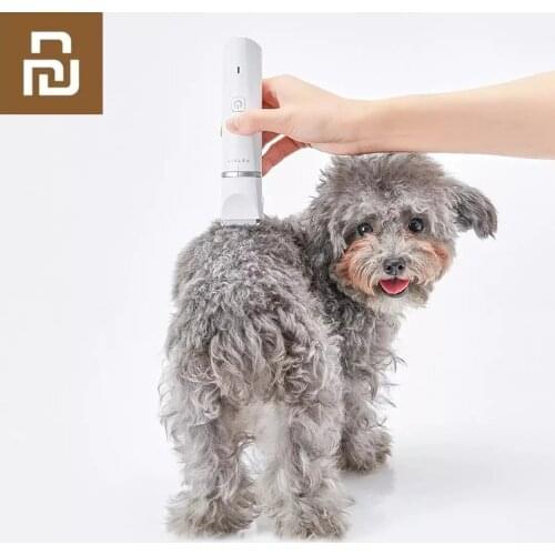 Xiaomi Youpin 2 In 1 Pet Clipper Hair Grooming haircut Trimmer Shaver Set Pets cordless Rechargeable Professional Ear Eyes Hair