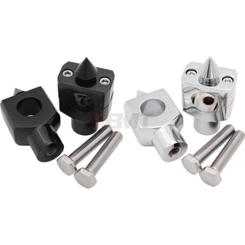 1" 25MM Motorcycle Accessories Handlebar Risers For Harley Honda Suzuki Yamaha Kawasaki Cruisers with Detachable Bar Mounts
