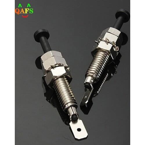 2pcsHood Door Pin Switch Adjustable Alarm Light Hood Screw Universal Car Alarm Security Adjustable Auto Truck