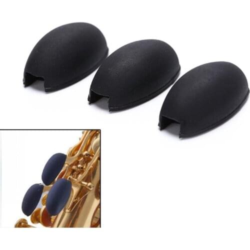 3Pcs Saxophone Thumb Finger Rest Palm Key Pads Risers Cushions for Alto/Tenor/Soprano Sax Wind Instruments Rubber Accessories