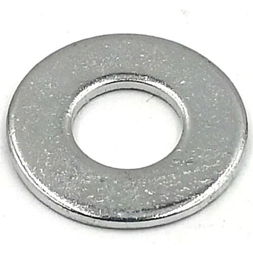 50-100Pcs DIN125 M2 M2.5 M3 M4 M5 M6 M8 M10 M12 M14 M16 M20 White Zinc Carbon Steel Flat Machine Washer Plain Washer Gaskets