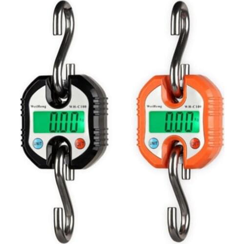 50pcs/lot Electronic hanging hook scale scale household portable weigh 150 kg small electronic scale commercial
