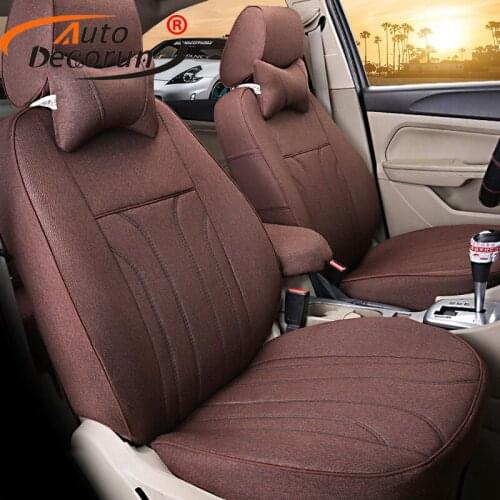 Custom Fit Linen Fabric Seats Cover for Subaru XV 2018 2015 2019 2012-2020 Seat Covers Set for Cars Cushion Supports Accessories
