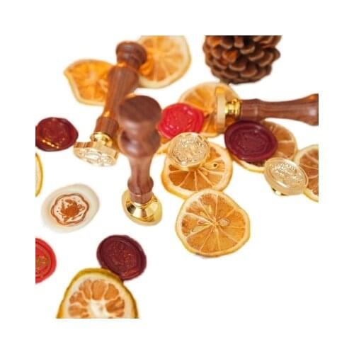 The flower Stamp Head Custom Wax Seal Heads Stamps Postage Journal Package Wedding Gifts Envelope Handmade Tools