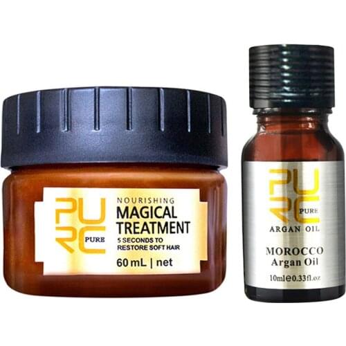 Hair Detoxifying Hair Mask Advanced Molecular Hair Roots Treatmen &Hair Essentia Tonic Keratin Soft Hair & Scalp Treatment 2pc