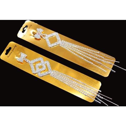 Creative European & American Corsage Rhinestone Tassel Multi-Style Plant Flower Brooch Fashion Banquet Formal Dress Accessories