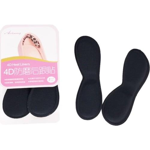 Jron 1 Pairs Hot! Rearfoot Invisible Silica Gel Stickers Transparent Slip-Resistant Foot Shoes Stickers Thread Insoles