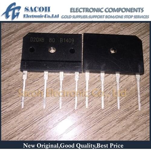5Pcs D20XB60 or D20SB60 or D20XB80 or D20SB80 DIP-4 25A 600V/800V Bridge Rectifiers