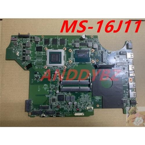 MS-16J11 VER 1.0 FOR MSI MS-16J1 MS-1791 Ge62 2qf-094xes GE72 MOTHERBOARD WITH I7 CPU AND GTX965MGraphics card 100% working OK
