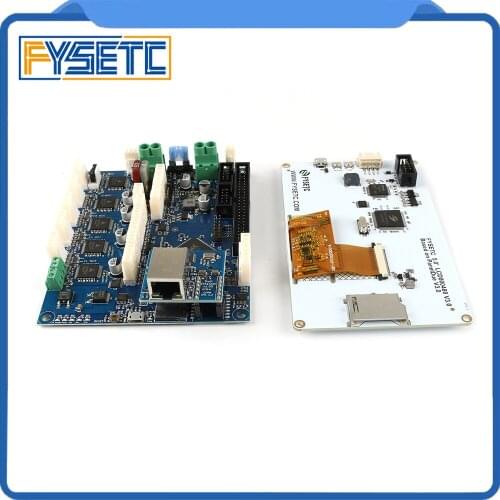 Clone Latest Duet 2 Ethernet Advanced 32 Bit Electronics With 5'' 5 inch PanelDue 5i Integrated Colour Touch Screen Controllers